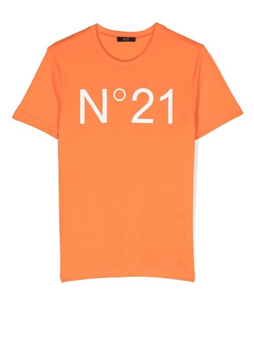 T shirt arancione maniche corte N°21 Kids | N21173N01530N208